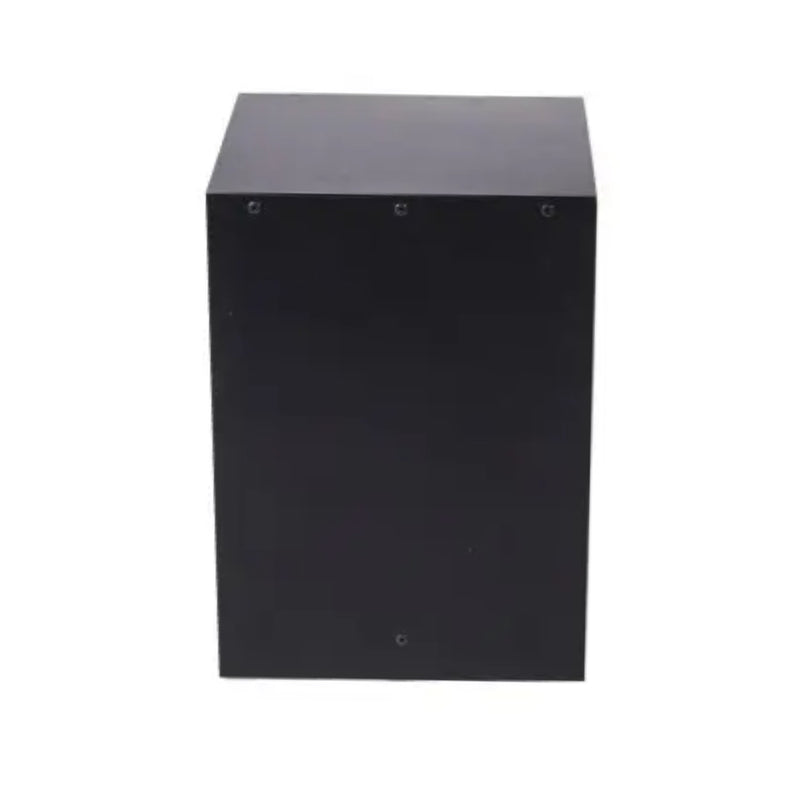 Gina Acacia Wood and Black Side Table - Lighting.co.za