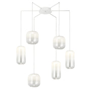Misty Smoke or White LED Cluster Pendant Light - Lighting.co.za