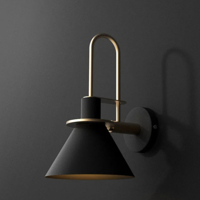Maja Black Gold Wall Light - Lighting.co.za
