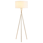 Santiago Gold Tripod Floor Lamp - Lighting.co.za