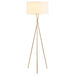 Santiago Gold Tripod Floor Lamp - Lighting.co.za