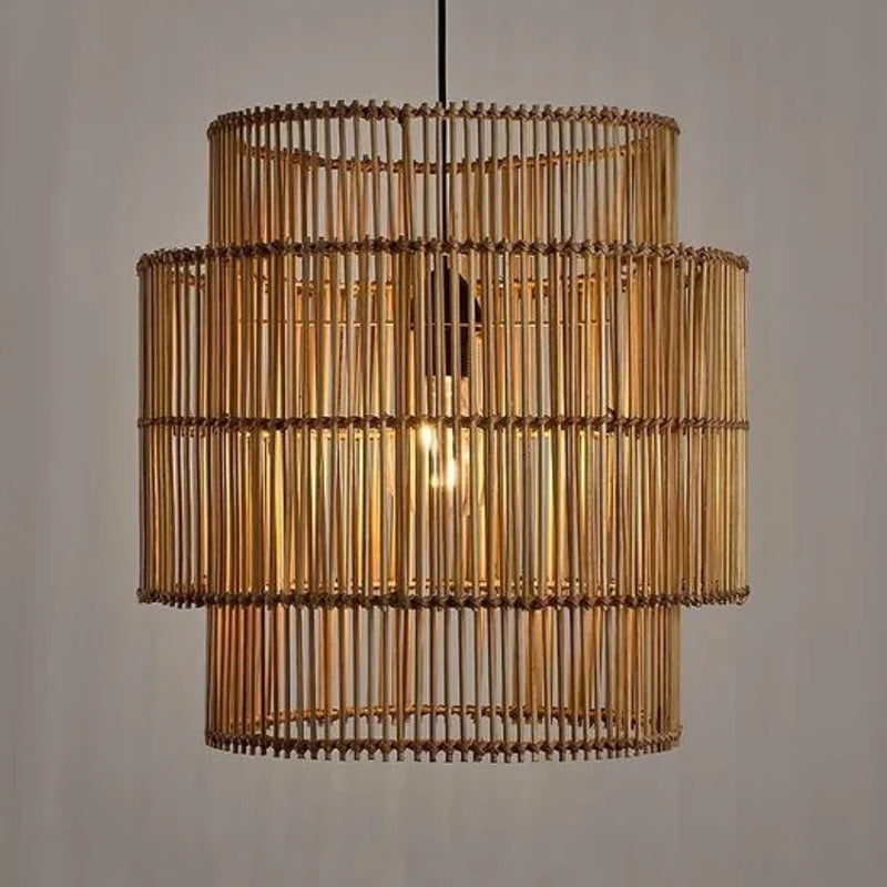 Zimbali Natural Rattan Cane Pendant Light - Lighting.co.za
