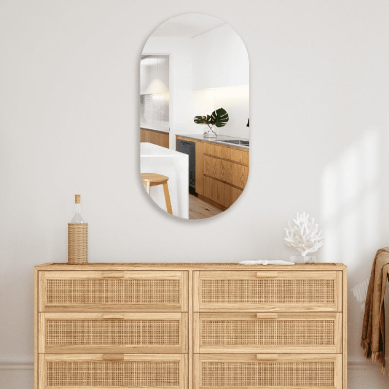 Pill Frameless Mirror 4 Sizes - Lighting.co.za