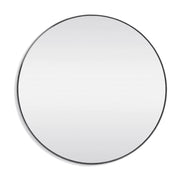 Emily Backlit LED Thin Round Framed Gold or Black Wall Mirror 3 Sizes - Lighting.co.za