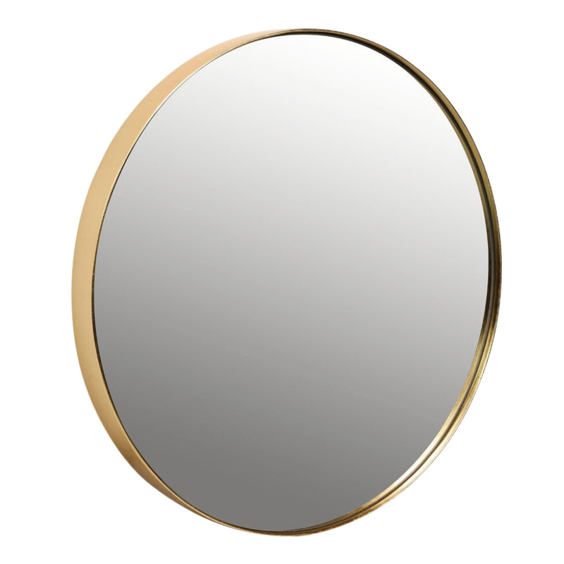 Emily Round Gold Frame or Frameless Mirror Only - Lighting.co.za