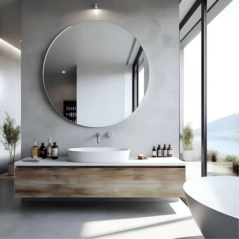 Adriana Round Frameless Mirror 4 Sizes - Lighting.co.za