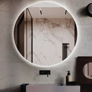 Adriana Backlit LED Round Frameless Mirror 4 Sizes - Lighting.co.za