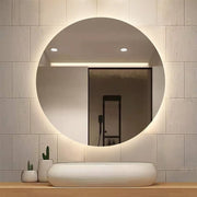 Adriana Backlit LED Round Frameless Mirror 4 Sizes - Lighting.co.za