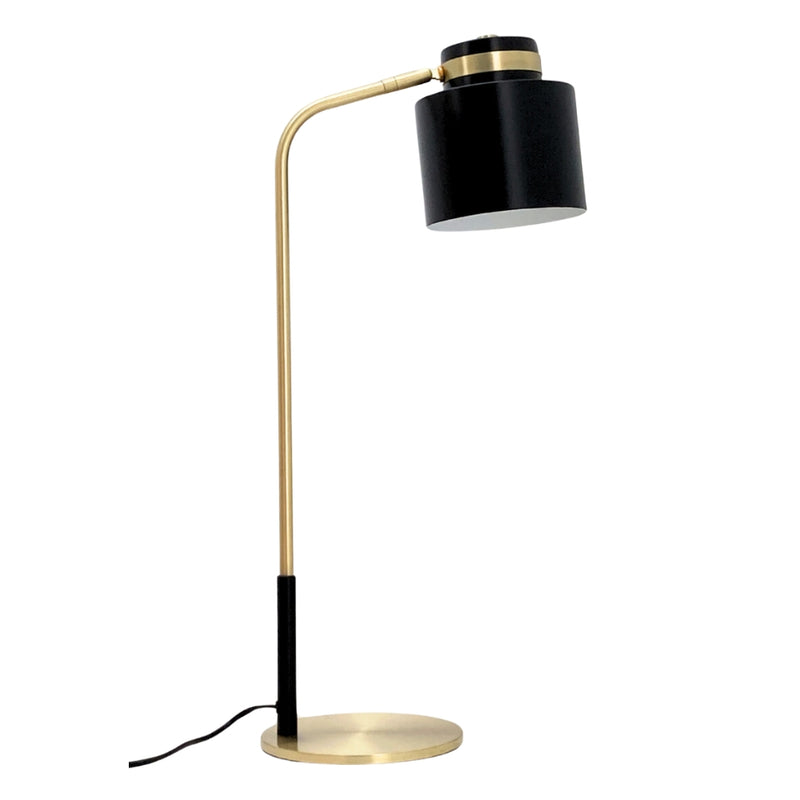 Alex Black and Gold Desk Lamp - Lighting.co.za
