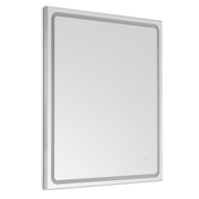 Mia Silver Frontlit Bathroom Mirror 5 Sizes - Lighting.co.za