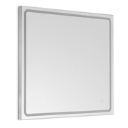 Mia Silver Frontlit Bathroom Mirror 5 Sizes - Lighting.co.za