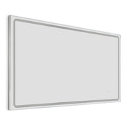 Mia Silver Frontlit Bathroom Mirror 5 Sizes - Lighting.co.za