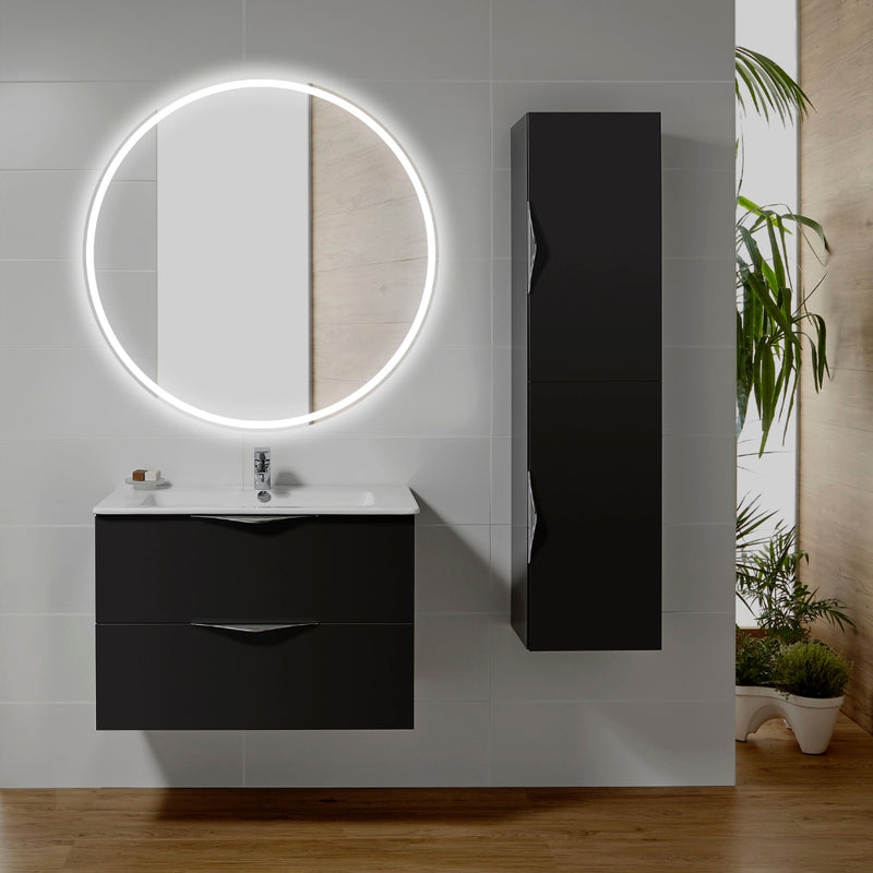 Uma Round LED Bathroom Mirror with Defogger - Lighting.co.za