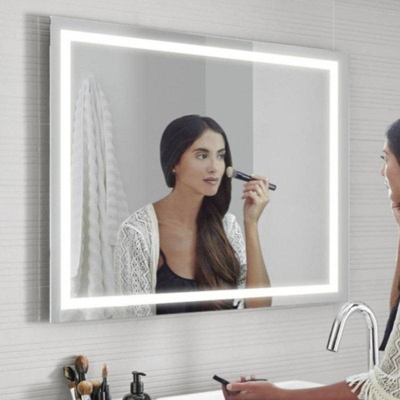 Ada Frontlit Bathroom Mirror 4 Sizes with Defogger - Lighting.co.za
