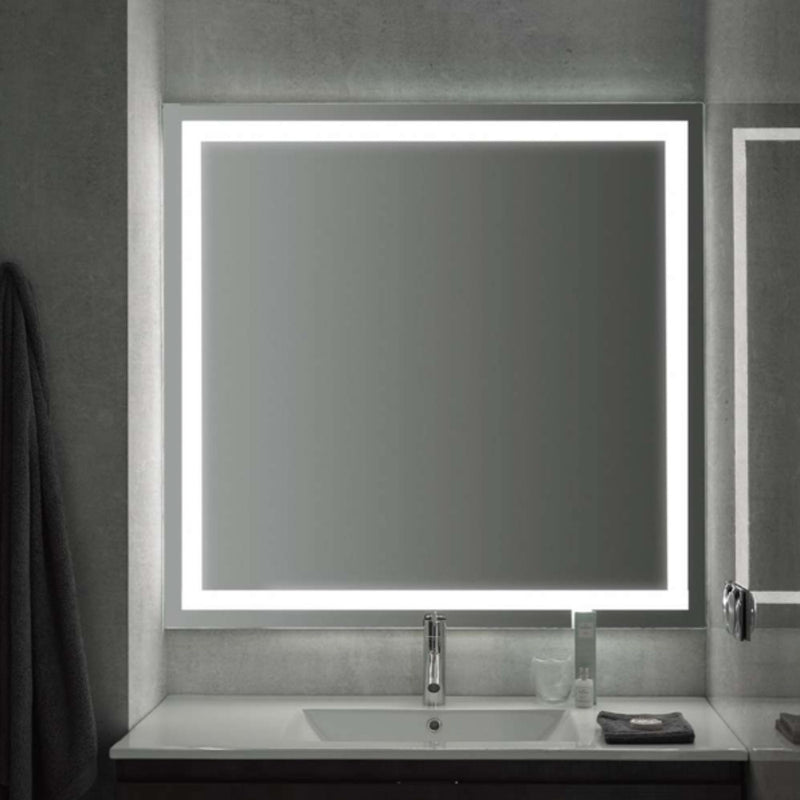 Ada Frontlit Bathroom Mirror 4 Sizes with Defogger - Lighting.co.za