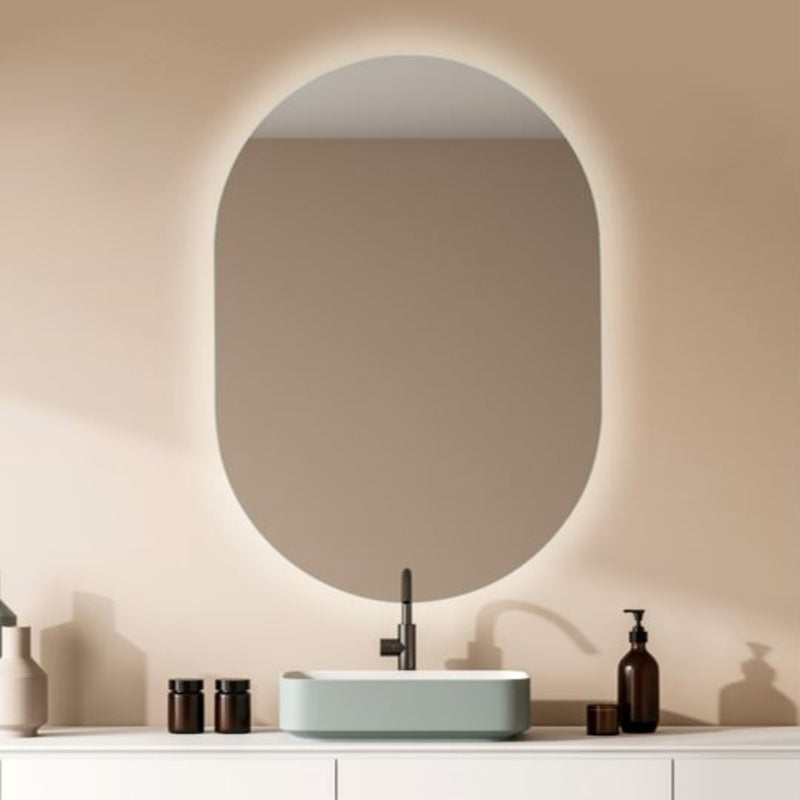 Denise Pill Backlit LED Bathroom Mirror 2 Sizes - Lighting.co.za