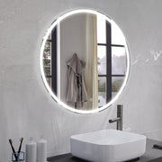 Mia Round Frontlit LED Bathroom Mirror 3 Sizes - Lighting.co.za