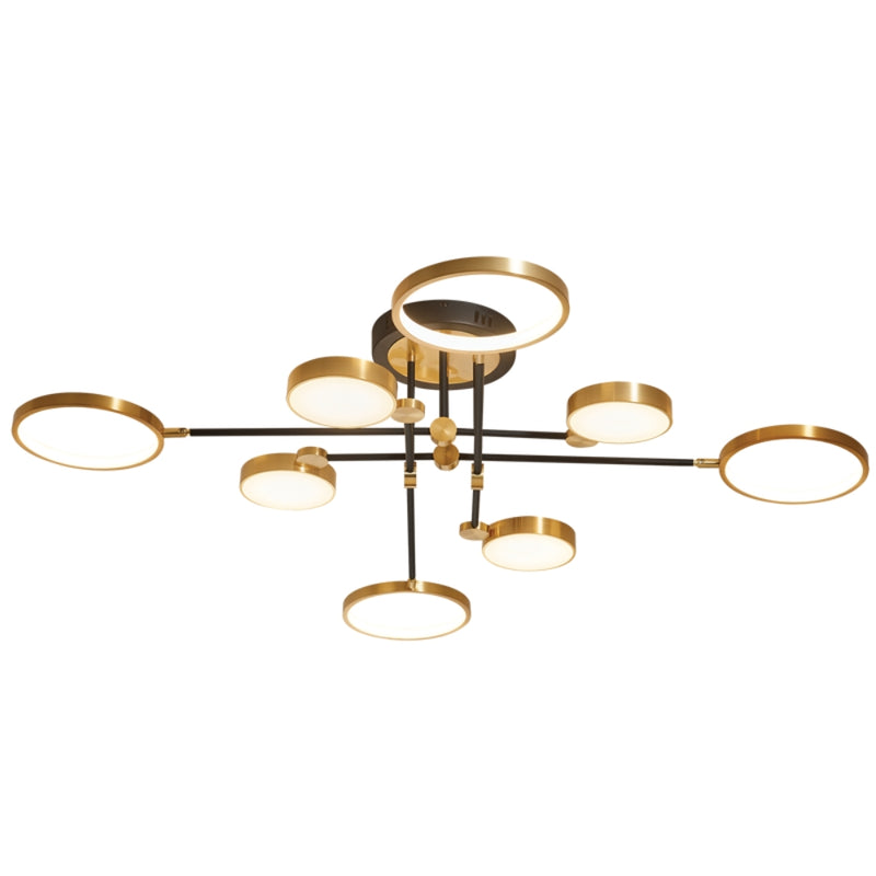 Retro Black and Gold LED Ceiling Light - Lighting.co.za