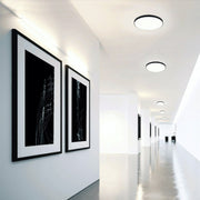 Lugano Black | White Slim CCT LED Ceiling Light 3 Sizes - Lighting.co.za