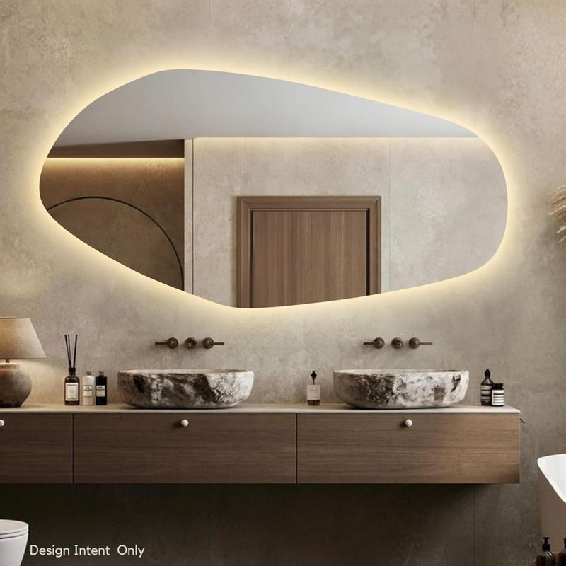 Reflections Irregular Frameless LED Mirror Wall Light - Lighting.co.za