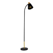 Curve Black or White and Gold Floor Lamp - Lighting.co.za