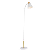 Curve Black or White and Gold Floor Lamp - Lighting.co.za