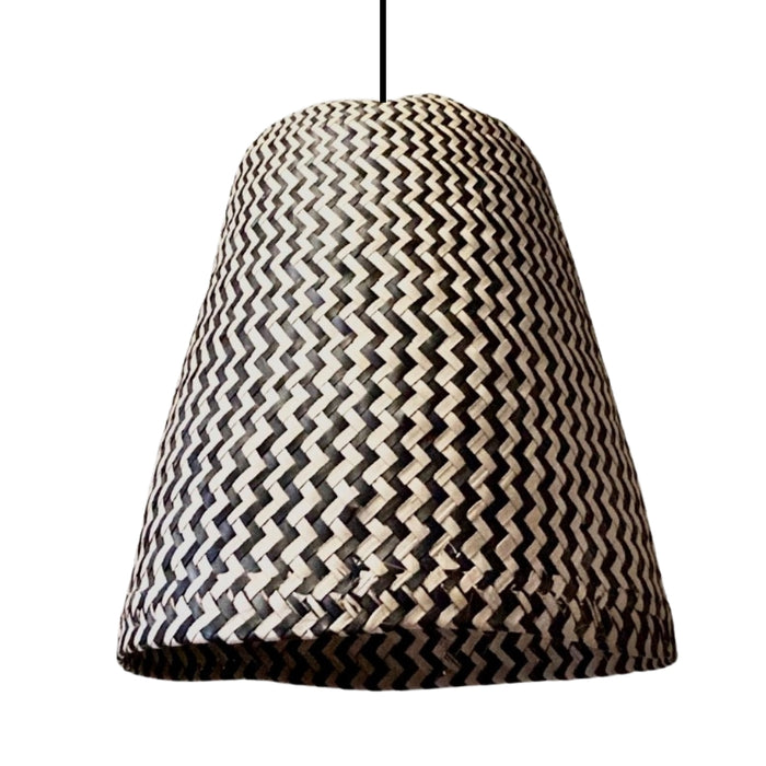 Zee Black and Natural Ilala Pendant Light