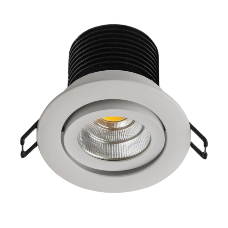 Charlie COB LED Tilt Downlight 10W 3000K | 6000K DIM - Lighting.co.za