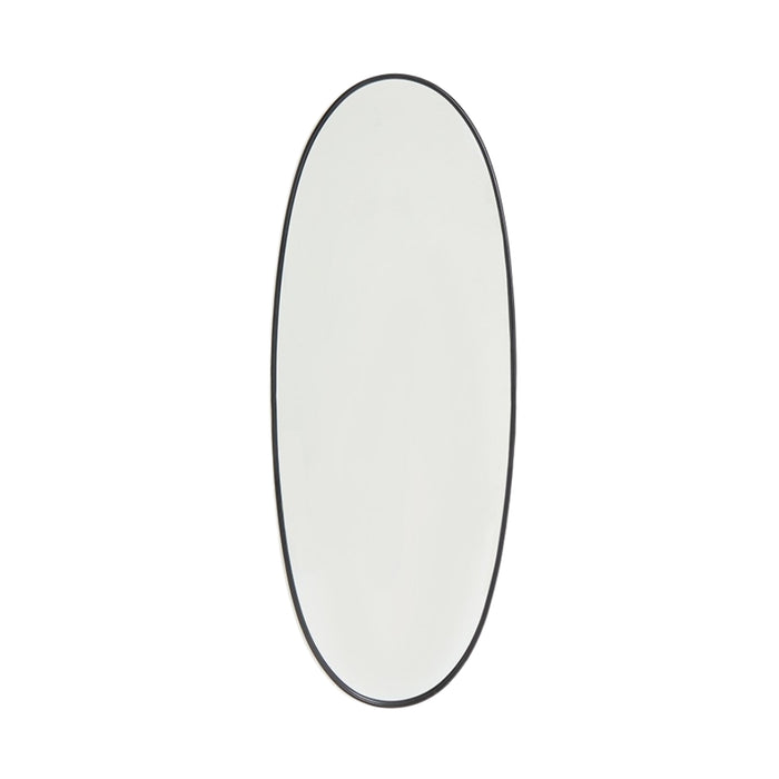 Eclipse Black Rectangular Oval Mirror 2 Sizes