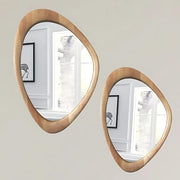 Chobe Organic Shaped Wood Mirror 3 Sizes - Lighting.co.za