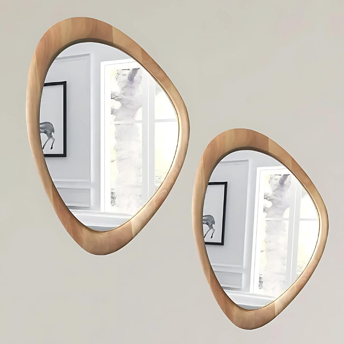 Chobe Organic Shaped Wood Mirror 3 Sizes