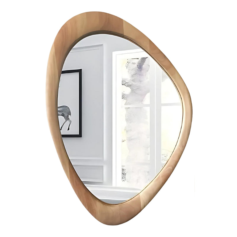 Chobe Organic Shaped Wood Mirror 3 Sizes - Lighting.co.za