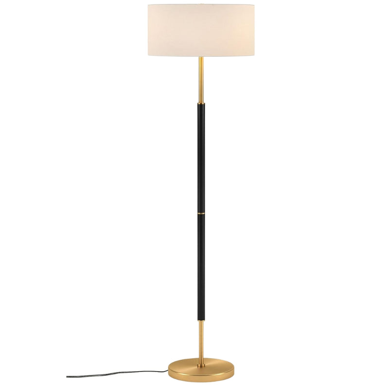 Ava Black and Gold Floor Lamp - Lighting.co.za