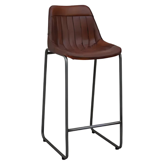 Sana Leather Bar Stool