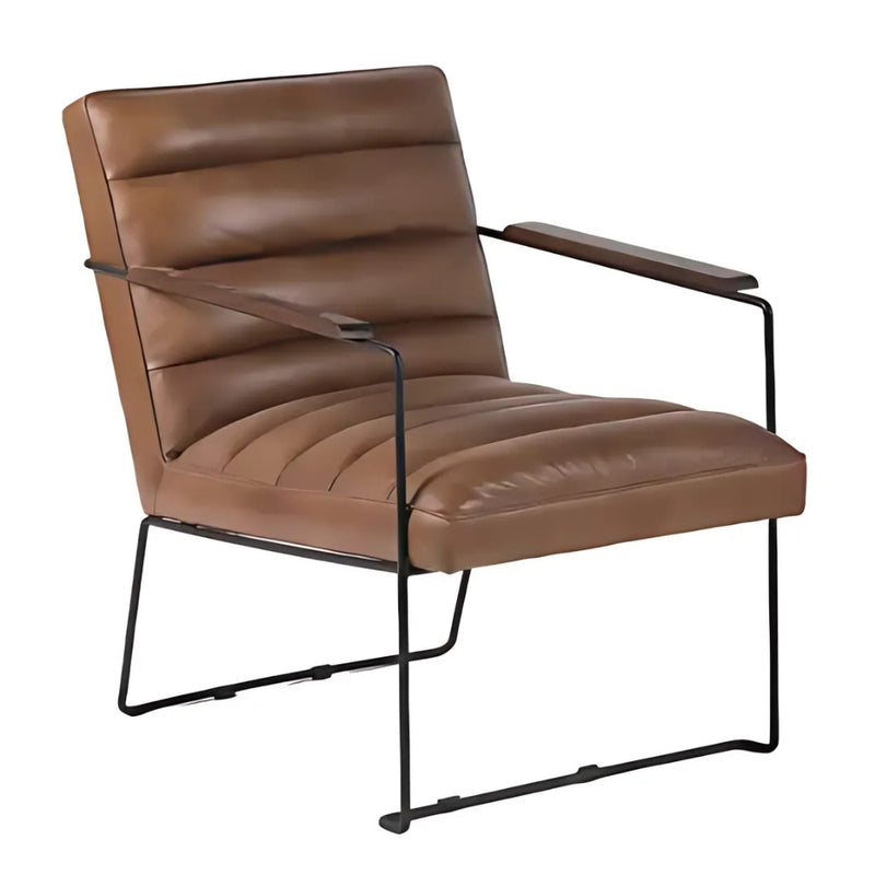 Dallas Occasional Leather Chair - Lighting.co.za