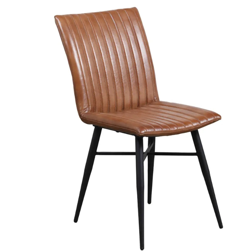 Ultra Stitch Leather Dining Chair - Lighting.co.za