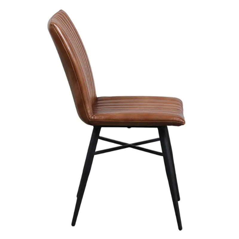 Ultra Stitch Leather Dining Chair - Lighting.co.za