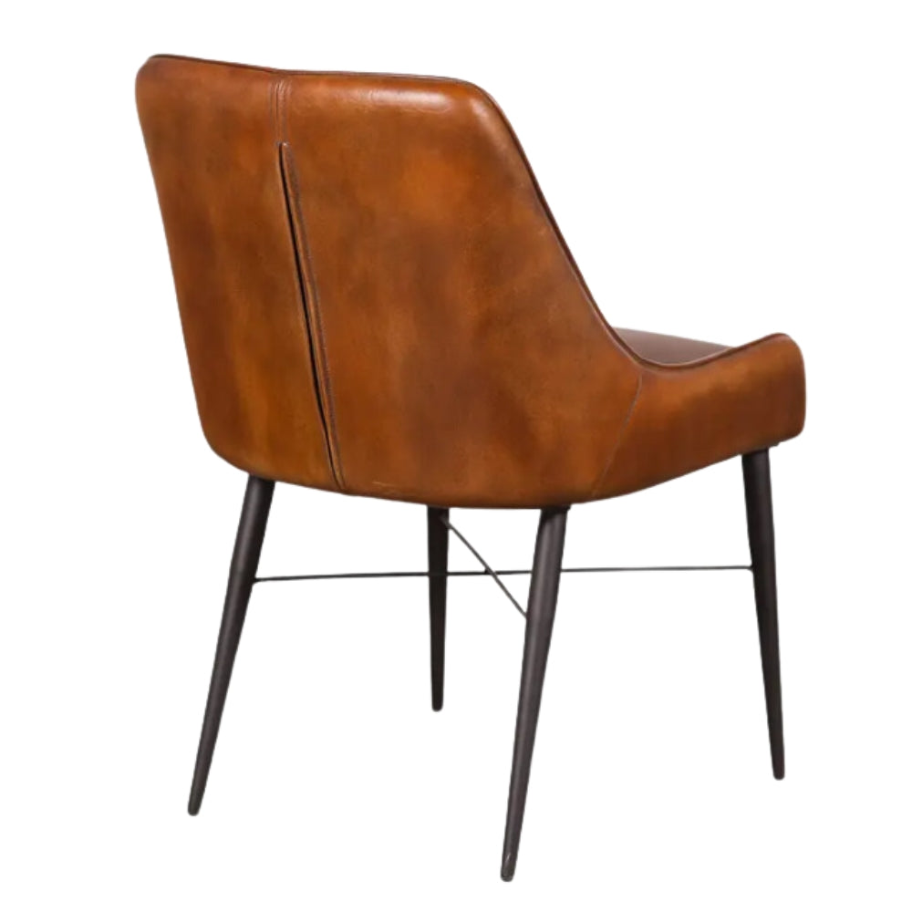 Dexter Leather Dining Chair — Lighting.co.za