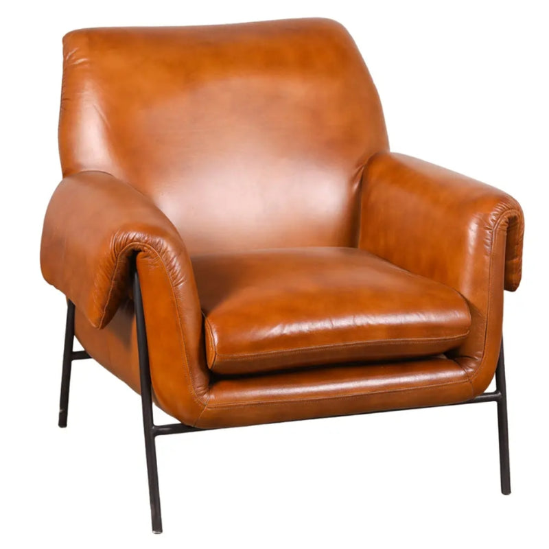 Xavier Occasional Leather Sofa - Lighting.co.za