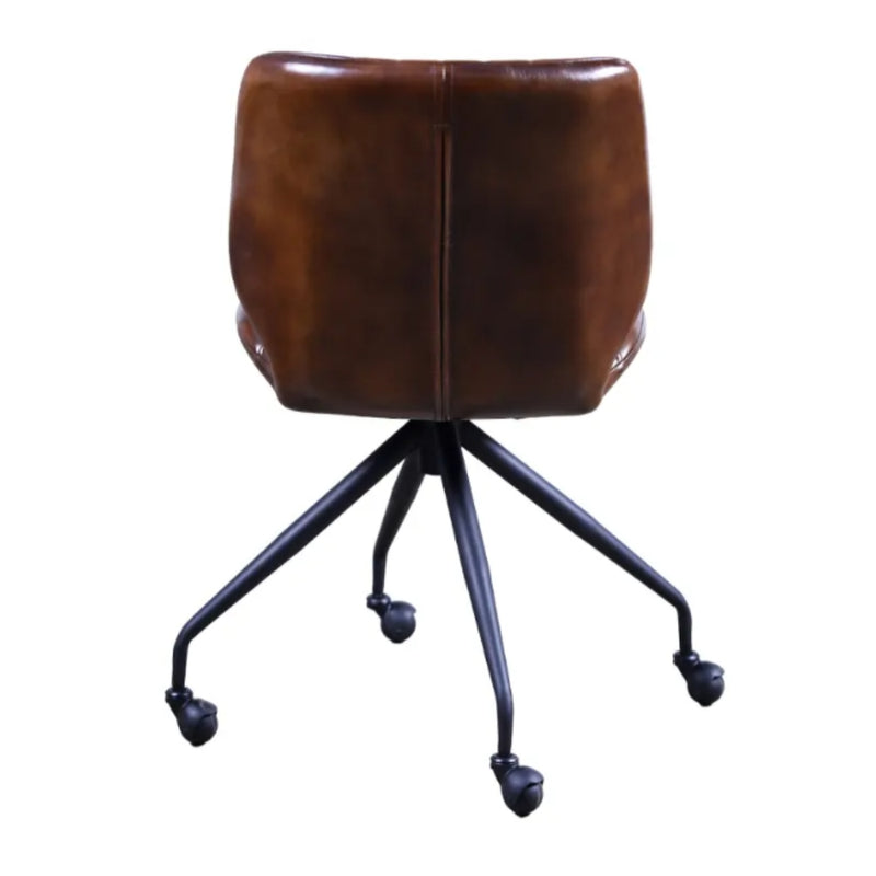 Glide Leather Office Chair - Lighting.co.za
