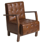 Ontario Occasional Leather Chair - Lighting.co.za