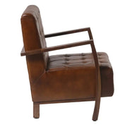 Ontario Occasional Leather Chair - Lighting.co.za