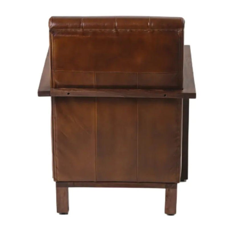 Ontario Occasional Leather Chair - Lighting.co.za