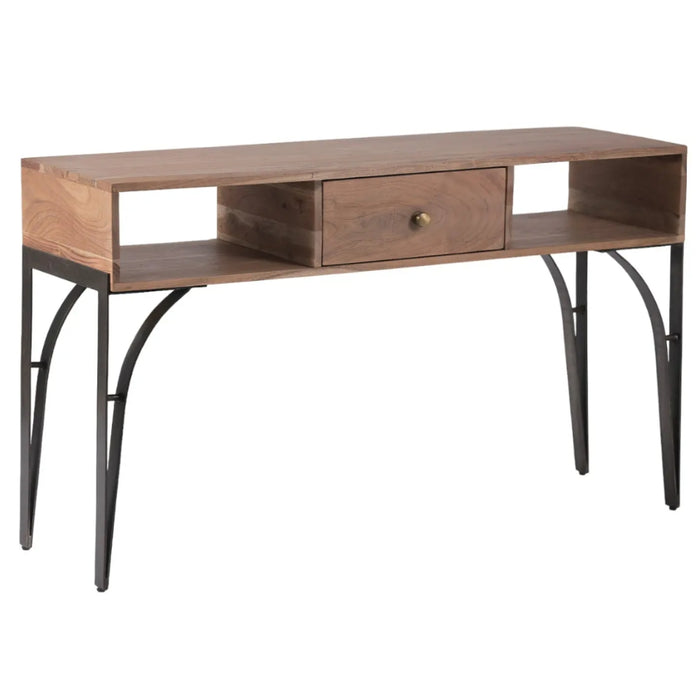 Urban Loft Acacia Wooden Console Table