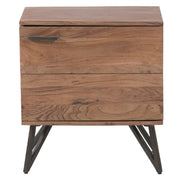 Hvar Wooden Bedside Table - Lighting.co.za