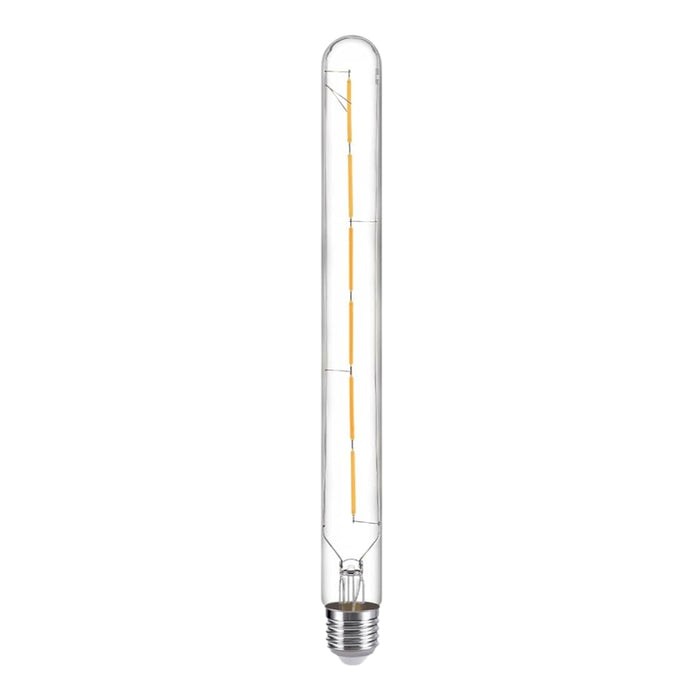 E27 T30 Tall LED Filament Clear Bulb 6W 3000K Dim E