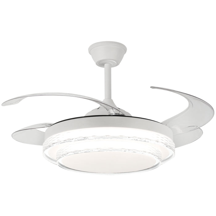 Miru Clear 3 Blade White LED Ceiling Fan