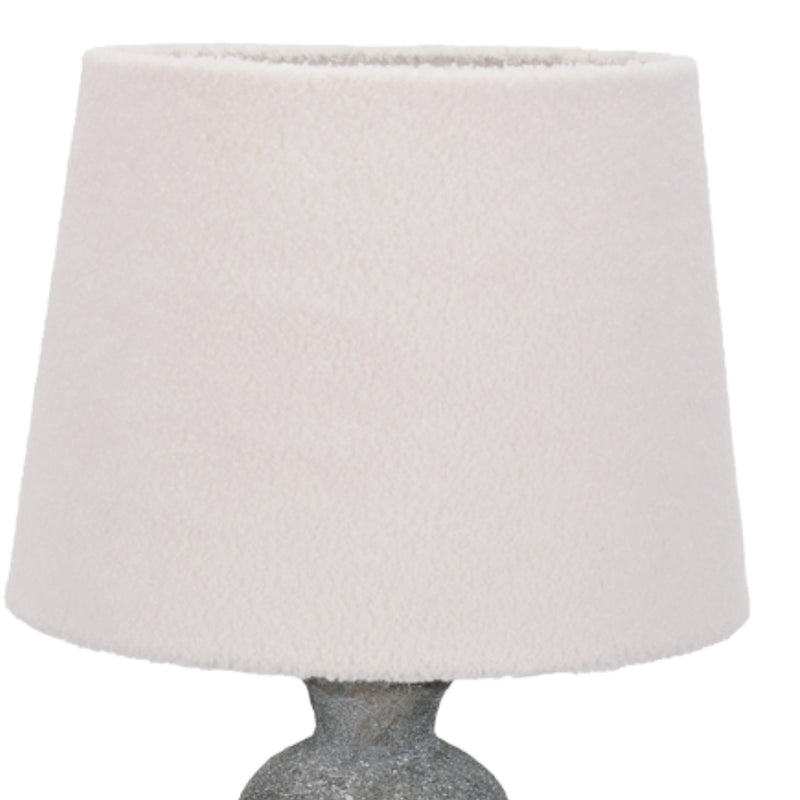 Palma Grey Ceramic and Fabric Shade Table Lamp - Lighting.co.za