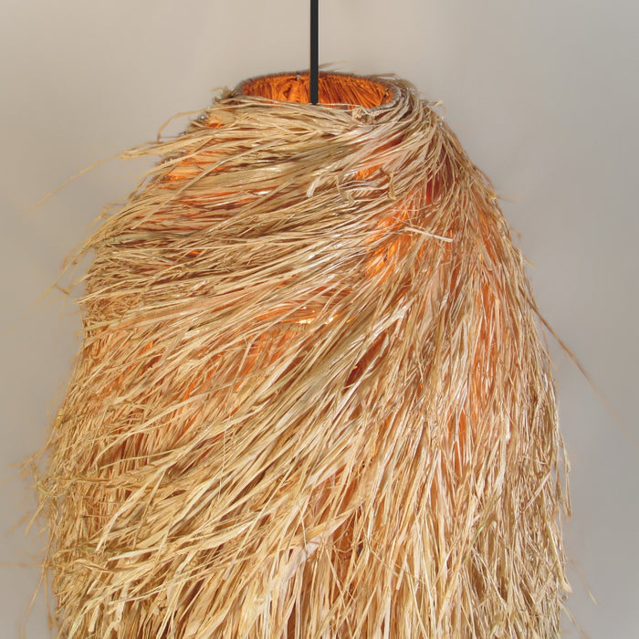 Birdsnest Natural Seagrass Pendant Light