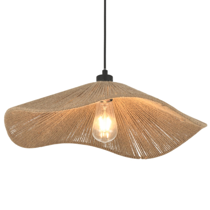 Pesca Natural Rope Rattan Pendant Light